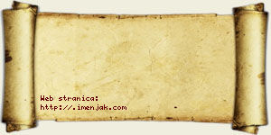 Sandra Bakula vizit kartica